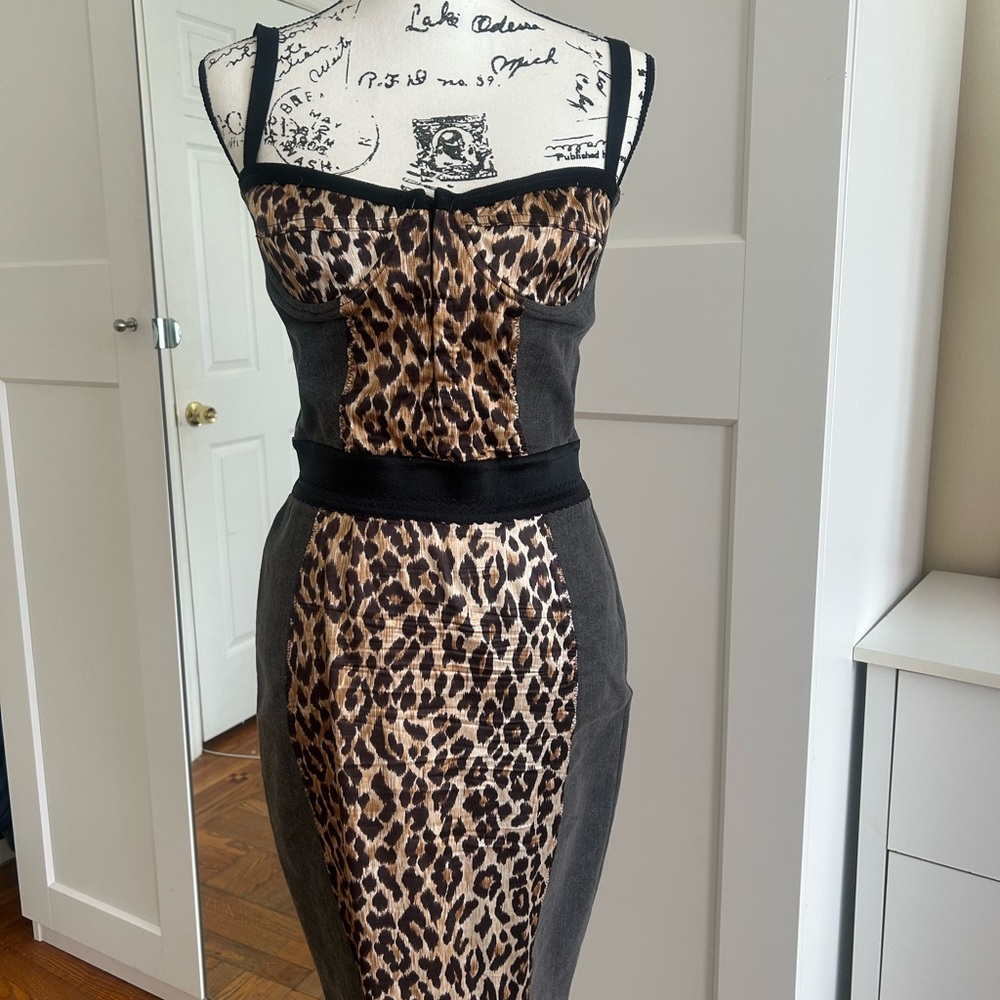 Dolce & Gabbana Animal Print Dress